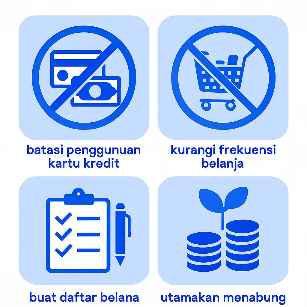 Cara Menghindari Gaya Hidup Konsumtif